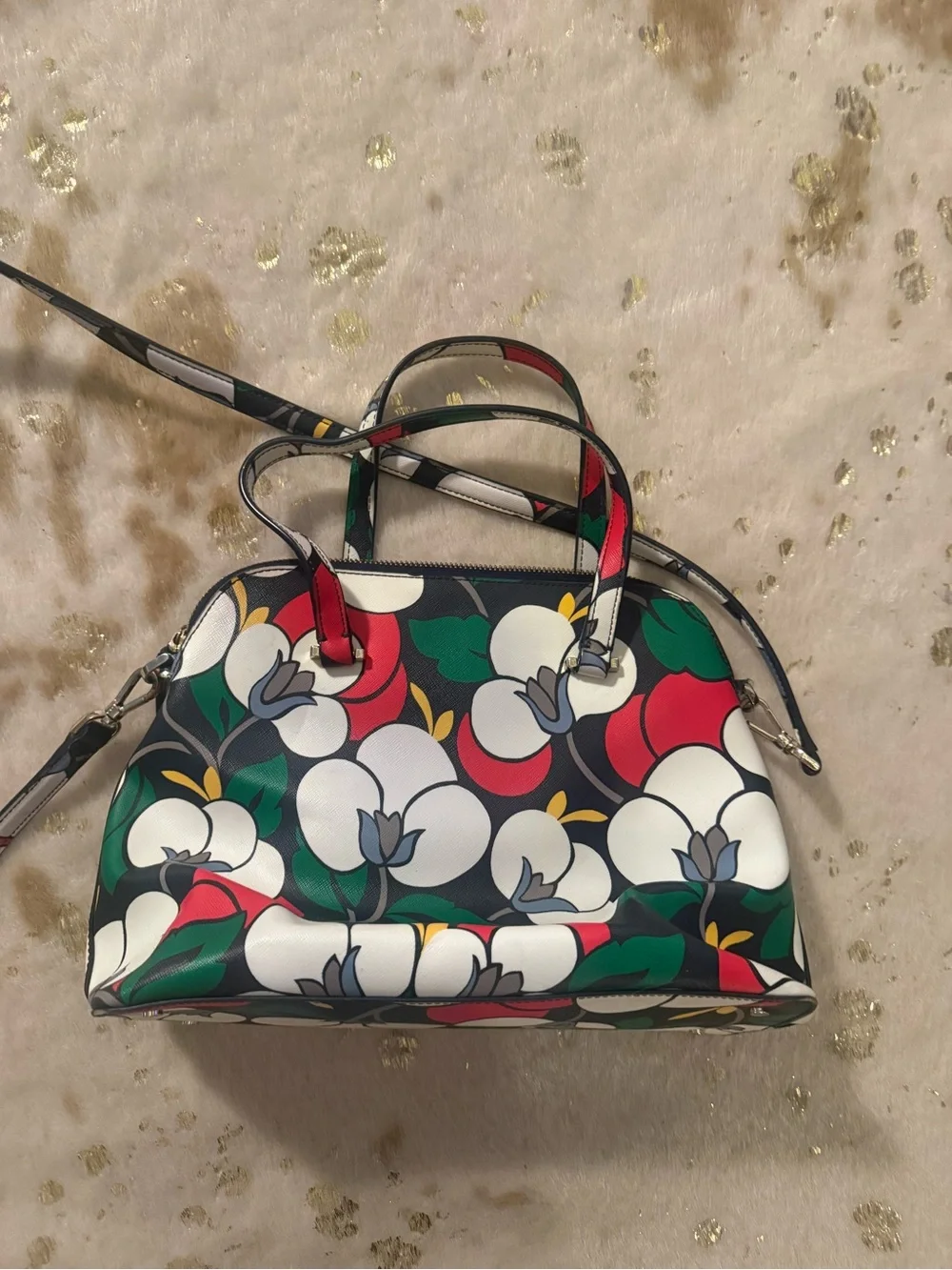 Kate Spade New York MAISE BREEZY FLORAL MEDIUM DOME SATCHEL